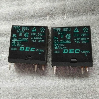 1pcs DEC TYPE DG1U-24VDC Power Relay 24VDC 4Pin 10A 250V *kk