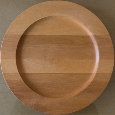 Williams Sonoma John McLeod Charger Dish Plate Server 9.5'' Vermont Wood (8)