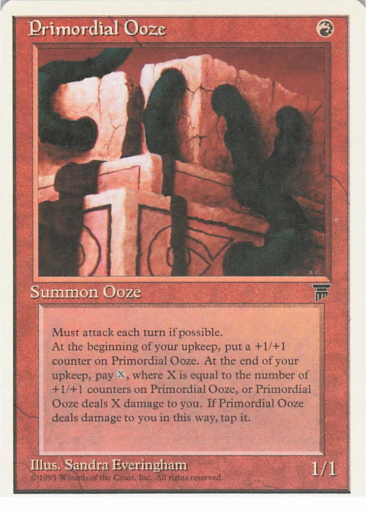 Primordial Ooze Uncommon Chronicles Magic: The Gathering LP