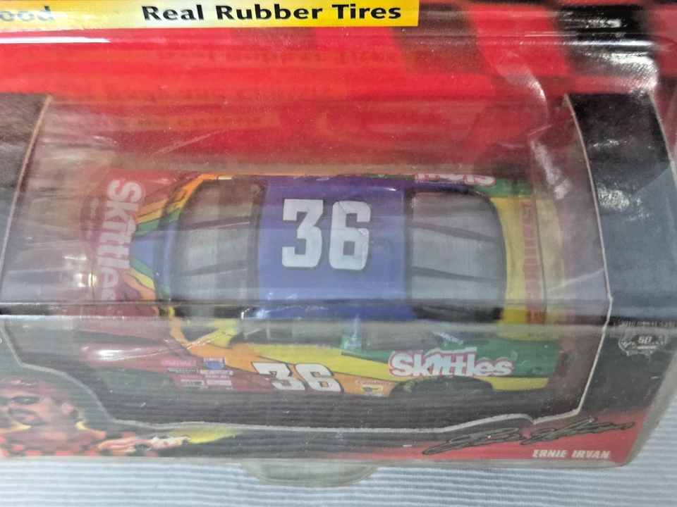 Racing Champions Skittles Ernie Irvan #36 1:64 Diecast 50 aniversario coche de carreras Foto 3 de 4