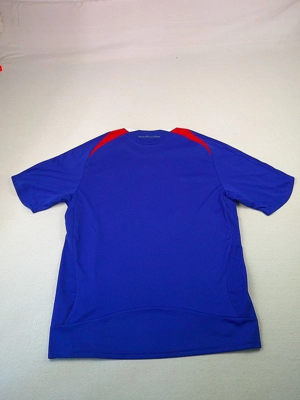 France Jersey Vintage 2007 2008 Adidas Home Team 00s Bleu Euro Cup FFF Football - Photo 2/4