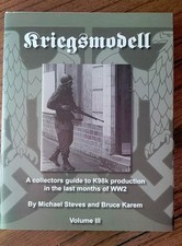 Kriegsmodell Book Volume III Limited Reprint ...
