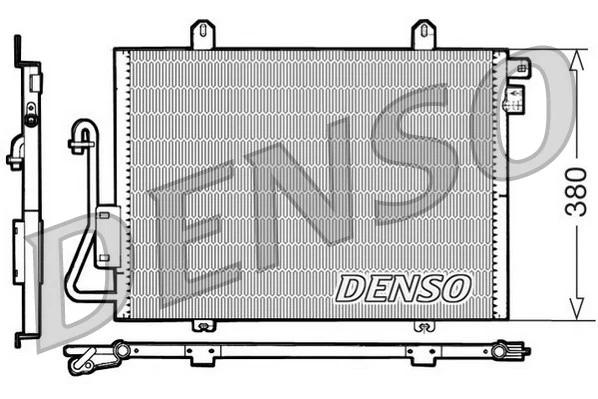 Air Con Condenser fits RENAULT CLIO Mk2, Mk3 2.0 00 to 12 F4R AC Conditioning - Image 2 of 4