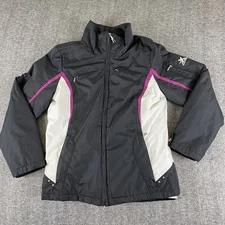 ZeroXposur Women’s S 3-in-1 Winter Ski Jacket Black Pink Plaid Removable Fleece