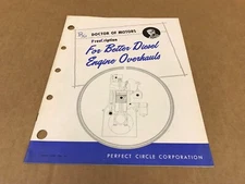 Vintage Perfect Circle - Doctor Of Motors, For Better Diesel Engine Overhauls
