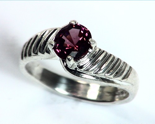 Red Spinel Natural Genuine Gemstone Set in Sterling Silver lady,s Ring RSS,515 - Picture 4 of 6