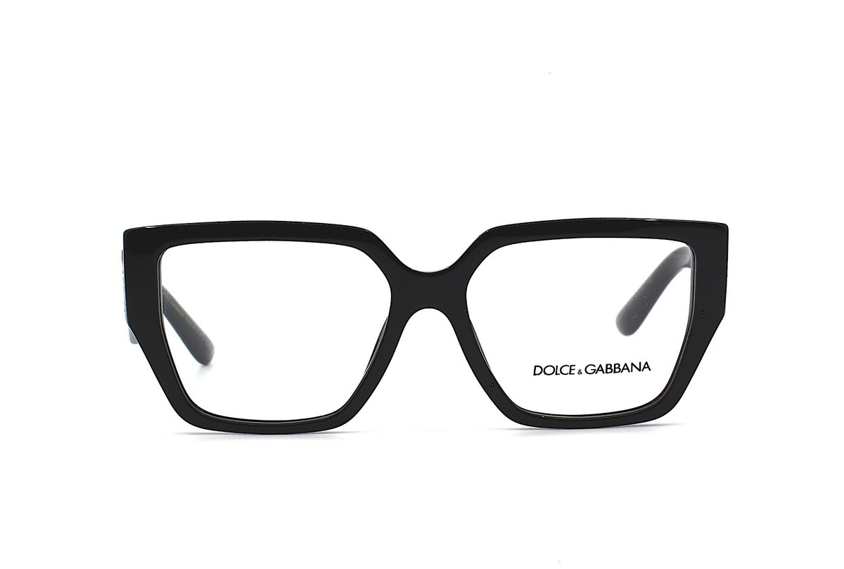 DOLCE&GABBANA DG3373 950 BLACK AUTHENTIC EYEGLASSES FRAME Eyeglasses Dolce & Gabbana DG3373 | Free Shipping | Glasses.com® main image 3