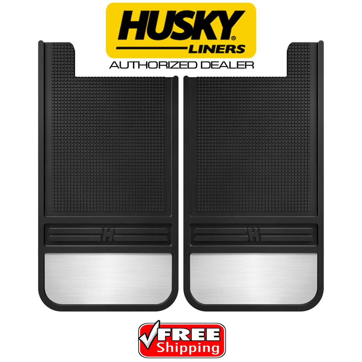 HUSKY 55100 MudDog Rear Mud Guards Flaps w/o Weight | Dodge Ram HUSKY 55100 MudDog Rear Mud Guards Flaps w/o Weight | Dodge Ram