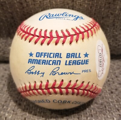 Fred Sanford Signed Autographed American League Baseball NY