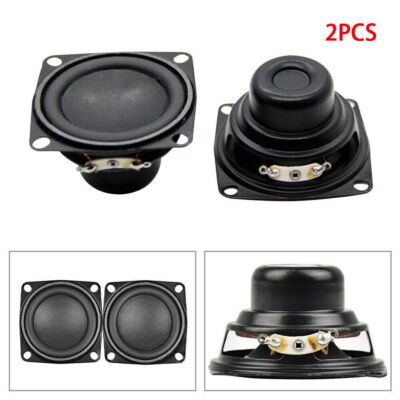 2 Stk 2 Zoll Bluetooth Full Range 4 Ohm 10W Lautsprecher Ersatz für JBL Charge 3