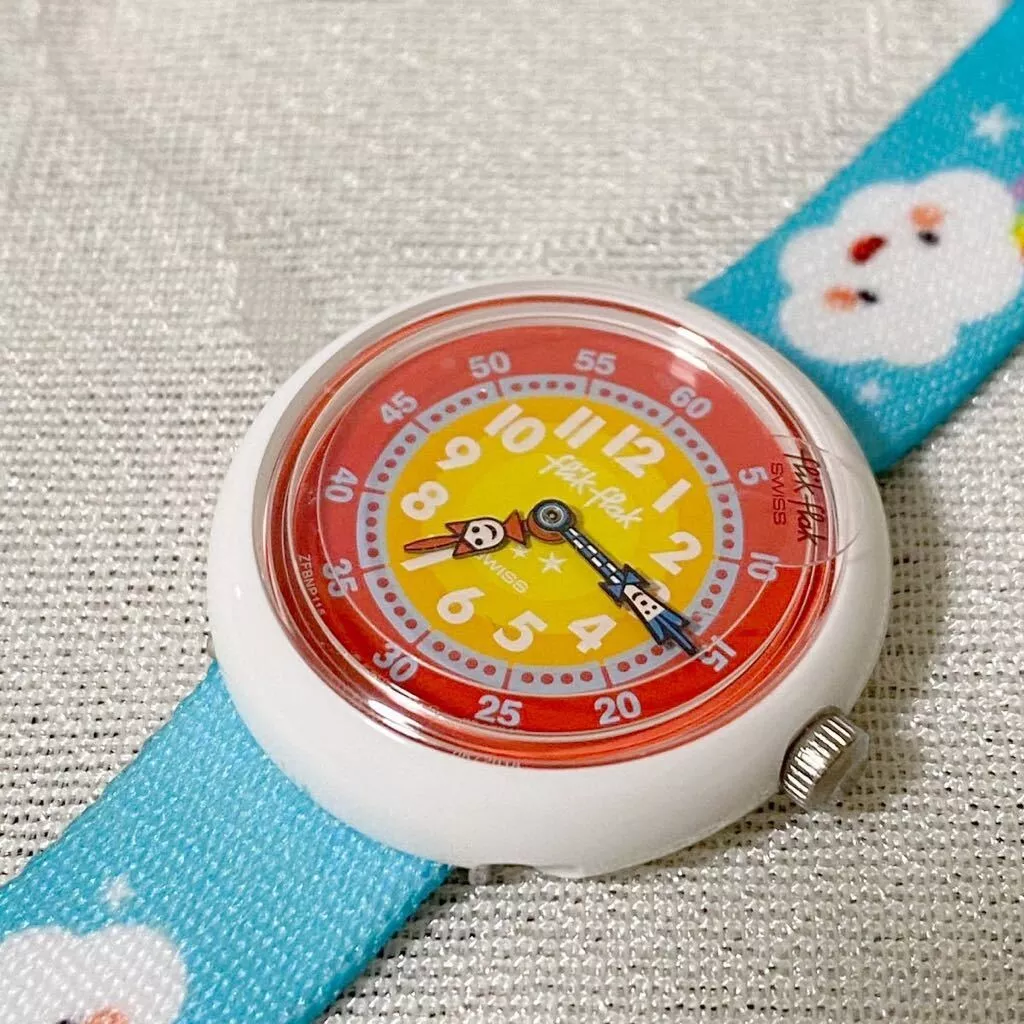 Flik Flak made by Swatch CLOUDBOW ZFBNP115 new battery eBay