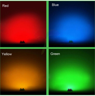 WOXEVOLM 10 PCS 0603 SMD LED Bianco Rosso Blu Giallo Verde - Foto 4