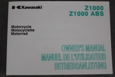 Kawasaki Z 1000, Z 1000 ABS Manuale Uso e Manutenzione "Luglio 2013" Manuale