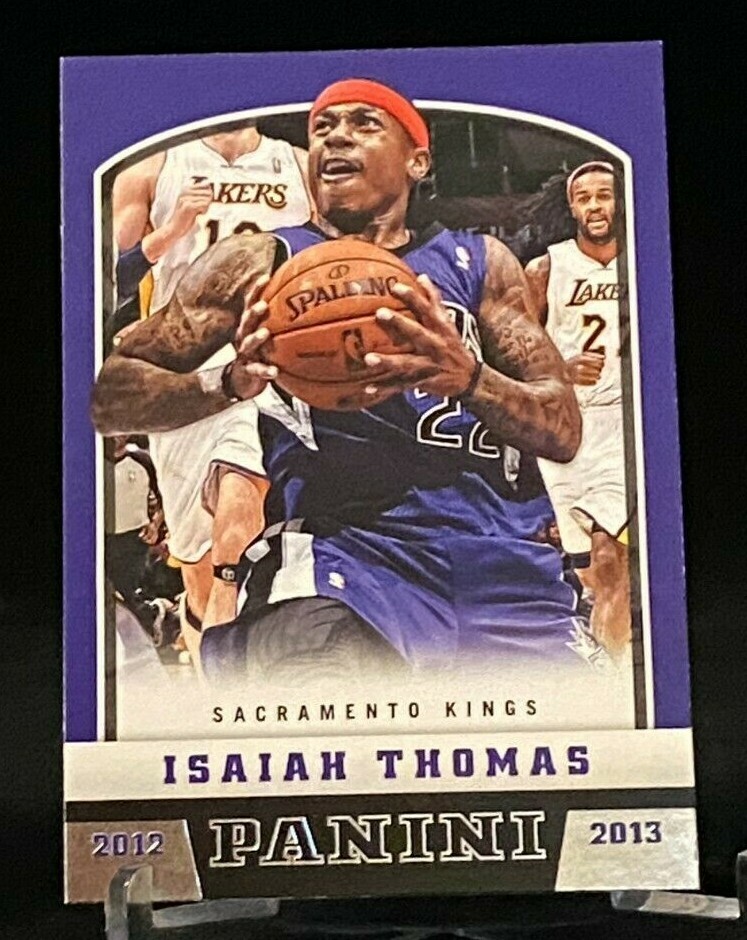 2012-13 Panini Basketball Rookie Card #214 Isaiah Thomas Sacramento Kings