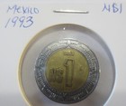 1993 MEXICO 1 PESO COIN Bi-Metallic #3 — photo 1