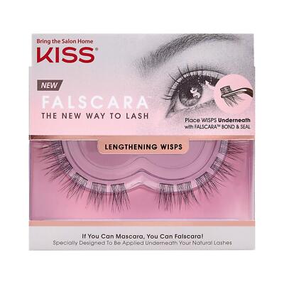 KISS FALSCARA THE NEW WAY TO LASH LIFTING WISPS KFCL02 w/Free Gift & Shiping