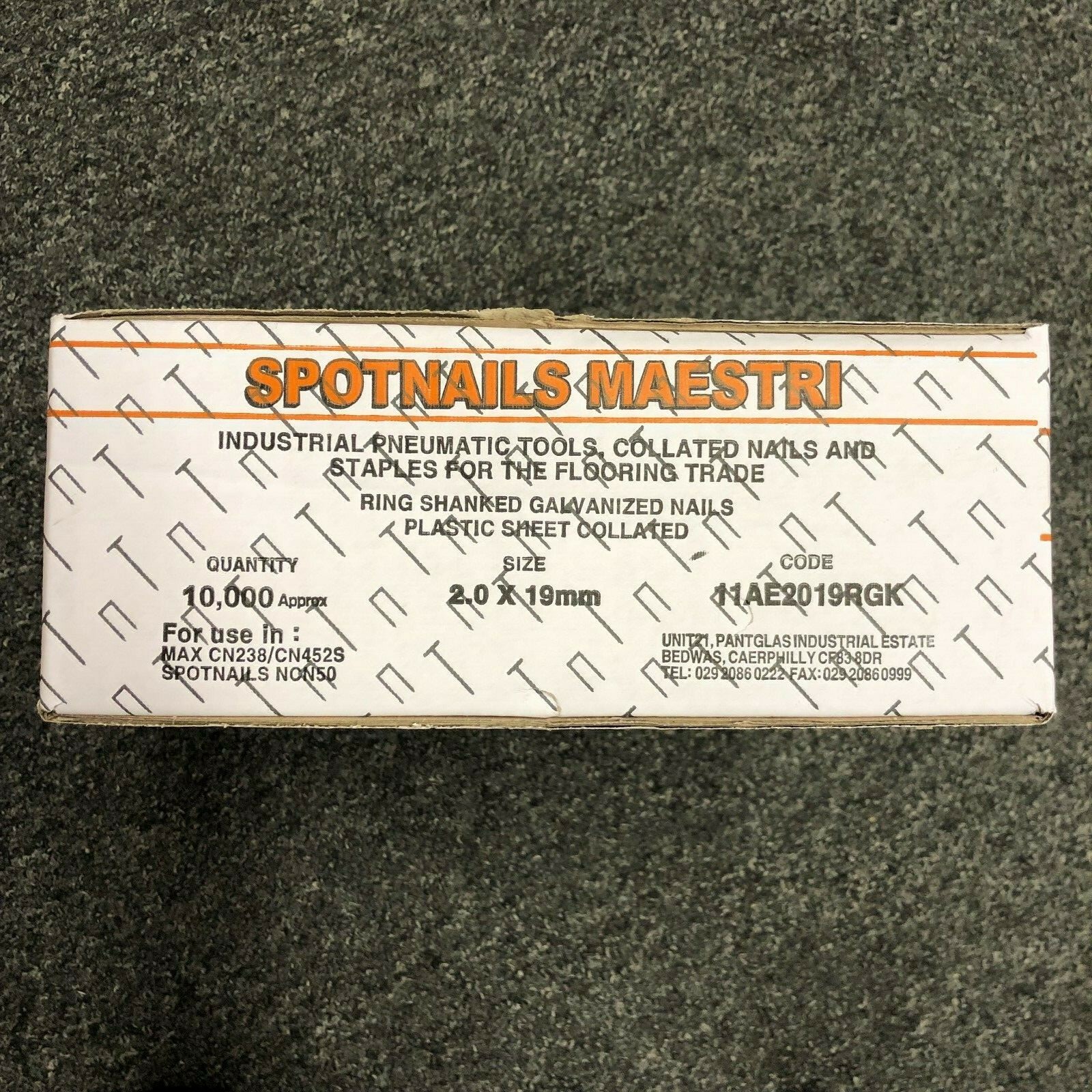 Spotnails 19mm Plastic Collated Flooring Coil Nails 10K *Fits SCN45