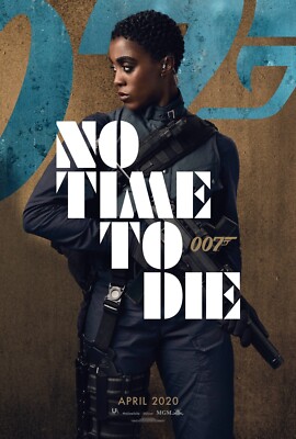 2021 No Time To Die Movie Poster 11X17 007 James Bond Daniel Craig Nomi Q  