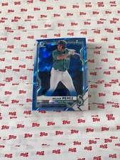 2021 Bowman Chrome Milkar Perez Sapphire 1st Prospect #BCP-215 Mariners G713