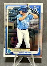 2024 Bowman Jared Dickey Chrome Prospects #BCP-19 Kansas City Royals 1st Bowman