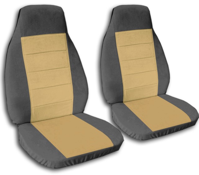 2 Captain Chair Seat Covers 2 Armrest Covers Ford F150 F250 F350