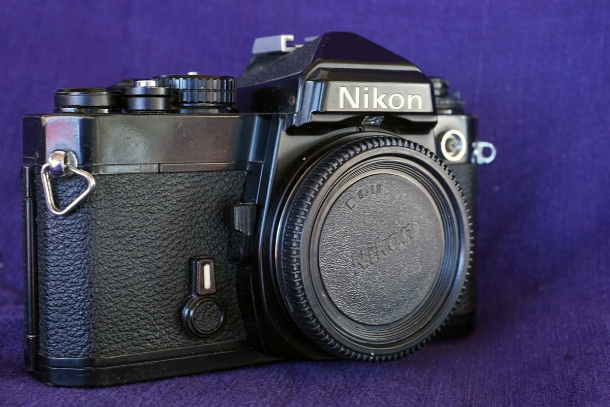 Nikon FE Black 35mm SLR Film Camera - NICE - | eBay