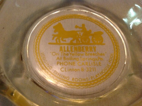 Allenberry Lodge Restaurant Vintage Ashtray, Boiling Springs, Pa.,1950's - Bild 3 von 5
