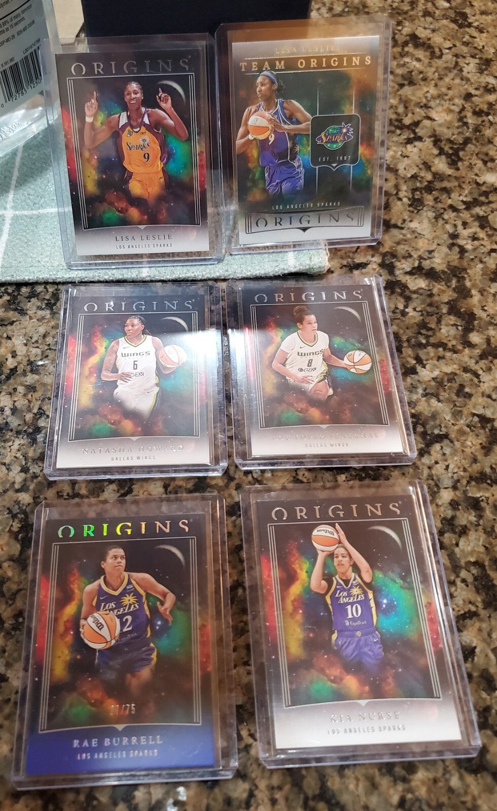 2024 Panini Origins WNBA Lot (6) Lisa Leslie, Sparks and Wings players 🔥