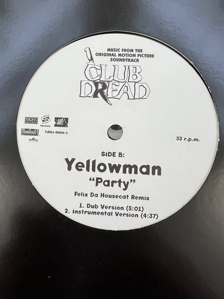 5 YELLOWMAN "Party" FELIX DA HOUSECAT REMIX PROMO ALBUMS Unsealed CLUB DREAD VG+ Foto 3 de 4