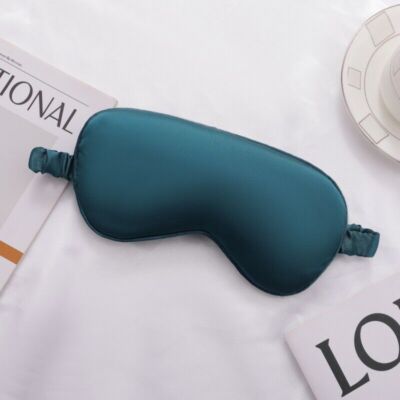 Silk Satin Sleep Eye Mask Night Cover Eye Sleeping Mask for Women Men Rest Relax