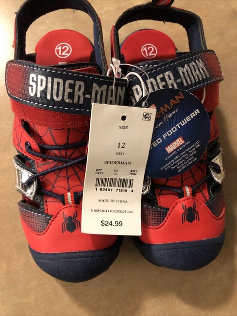spiderman light up shoes