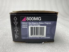 New Genuine OEM Lexmark CX310 CX410/CX510 800MG High Yield Magenta Toner