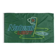 Natural Light 19th Hole Flag Multi-color