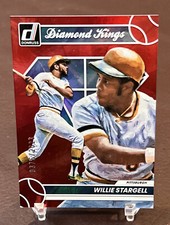 2023 Donruss Baseball WILLIE STARGELL *Diamond Kings SP Red Foil* #376/2023 🔥