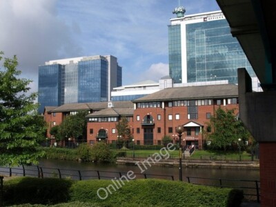 Photo 6x4 Exchange Quay Salford/SJ8098 The new office complex seen acros c2010
