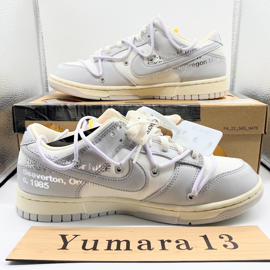 Nike Off-White x Dunk Low Lot 49 of 50 DM1602-123 Men's Size Nike Off-White x Dunk Low Lot 49 of 50 DM1602-123 Men's Size