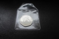 2023 UK KING CHARLES III CORONATION UNCIRCULATED 50p COIN  -UNCROWNED   M2