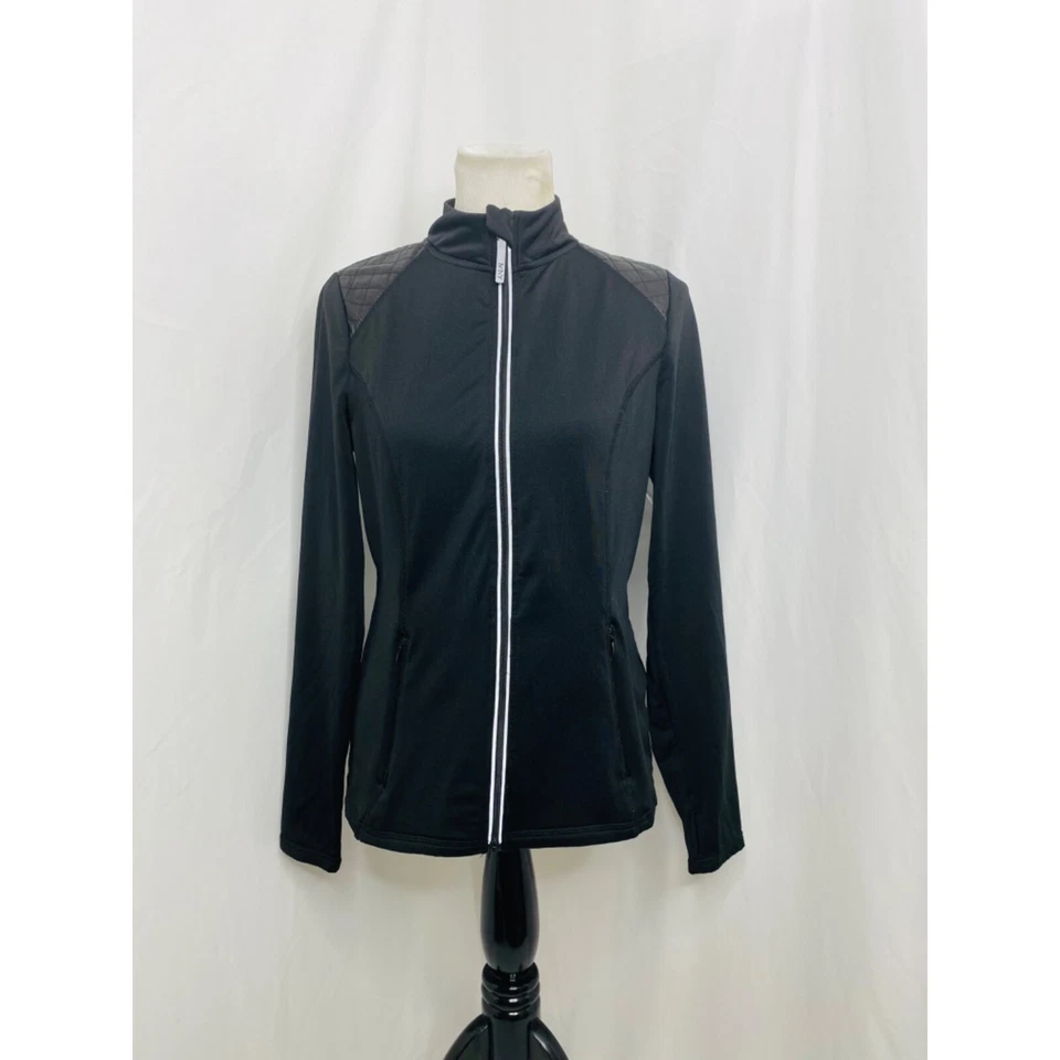 Women’s Medium Track Jacket Marc New York Black Full Zip Performance - Image 2 of 4