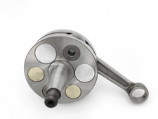 Albero motore per Vespa spalle piene VMC corsa 54, cono 20, biella 105 CNC