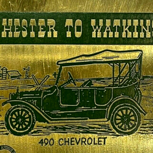 1968 Rochester Watkins Glen 490 Chevrolet Antique Car Show AACA Genesee Plaque - 第 1/3 張圖片