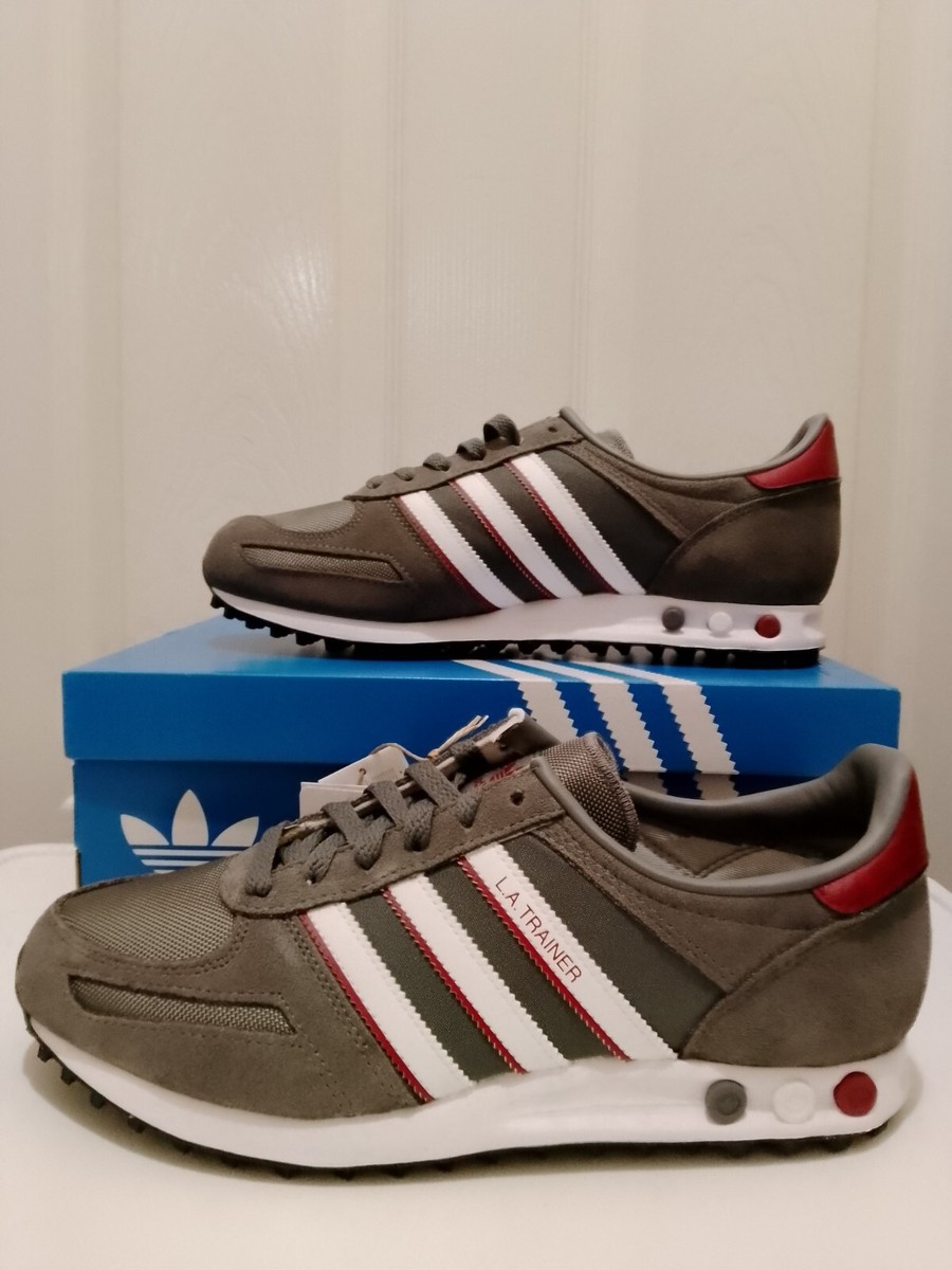 Adidas Mens Adidas La Trainer Og Burgundy ADIDAS LA TRAINER MENS