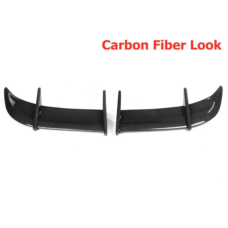 Juego de alerones labiales de techo trasero de fibra de carbono para VW Golf 6 MK6 GTI R 10-13 Foto 2 de 4