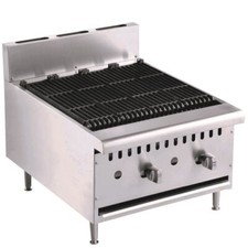 Gas Grill Combisteel &ndash; 18kW &ndash; Tischger&auml;t &ndash; Edelstahl &ndash; 615x800x590mm &ndash; Gastro