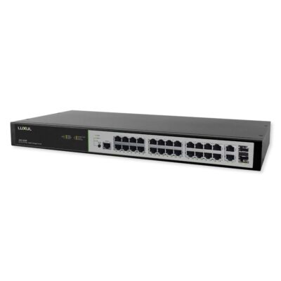 LUXUL 26-Port/24-Poe+ Managed Switch  1 x 1 x 1 inches