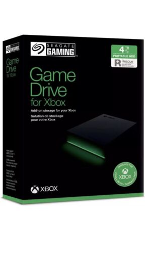Lecteur de jeu Seagate pour Xbox, 4 To, disque dur externe portable, USB 3.2 Gen 1,  - Photo 1 sur 5