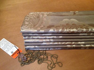 Store Romain Laura Ashley Emperor Paisley – Gris Colombe, Sur Mesure, 3 Couleurs