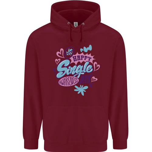 Happy Single Day Anti Valentines Romance Childrens Kids Hoodie - Picture 27 of 84