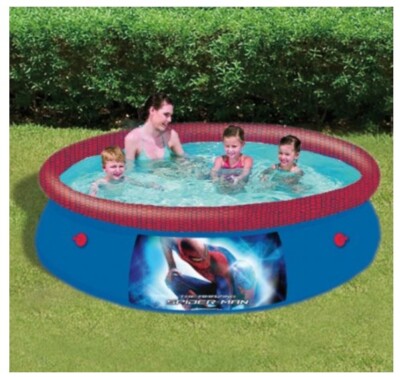 HAPPY PEOPLE 18533 Marvel Spiderman Quick-up-Pool Schwimmbecken