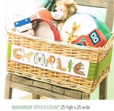 JUNGLE FUN ABC CROSS STITCH  PATTERN ONLY