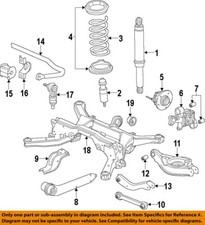 GM OEM 10-17 Equinox,Terrain Rear Suspension Shocks Components-Shock 84192068